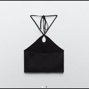 Zara Cross Halter Top